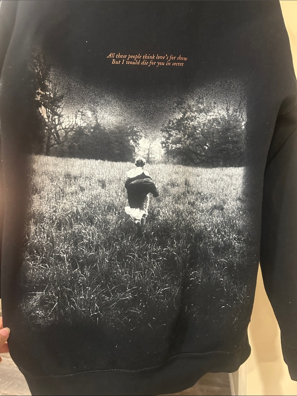 Taylor Swift folklore hoodie official merch